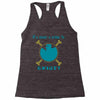 IT'S NEVER A CRIME TO EXIST Franky  One Piece Racerback Tank
