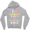 shoes bags natural hair Zipper Hoodie