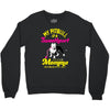 my pitbull is a sweetheart Crewneck Sweatshirt