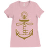 anchored faith Ladies Fitted T-Shirt