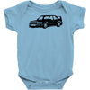 mercedes w201 Baby Onesie