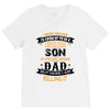 Super Cool Son Of A Freaking Awesome Dad V-Neck Tee