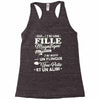 j ai une fille magnifique Racerback Tank