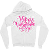 valentine's day Zipper Hoodie