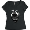 eiffel heart Women's Triblend Scoop T-shirt