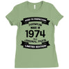 Premium Vintage 1974 Ladies Fitted T-Shirt