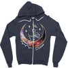 Space Skeleton Zipper Hoodie