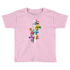 Pride Floral LGBT Colors Toddler T-shirt