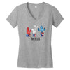 4th of July Women's V-Neck T-Shirt
