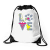 love teal best trending Drawstring Bags