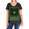 buried believer Ladies Curvy T-Shirt