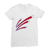 stars and stripes Ladies Fitted T-Shirt