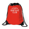 grumpy old git club Drawstring Bags