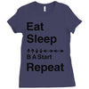 loop detected Ladies Fitted T-Shirt