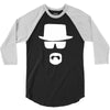 breaking bad heisenberg walter 3/4 Sleeve Shirt
