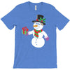 smiling snowman holding out christmas T-Shirt