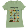 life is a game Ladies Fitted T-Shirt