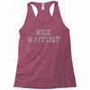 rice waitlist Racerback Tank