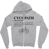 Cycopath Noun Zipper Hoodie
