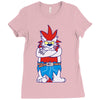 wild aztec monster Ladies Fitted T-Shirt