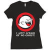 i ain't afraid of no ghost Ladies Fitted T-Shirt