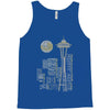 seattle skyline Tank Top