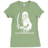 i'm smiling should scare u pirate skeleton Ladies Fitted T-Shirt