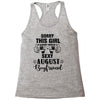 sorry this girl is already taken by a super sexy august boyfriend Racerback Tank
