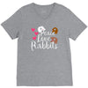 peace love rabbits V-Neck Tee