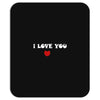 i love you (2) Mousepad