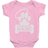 personalized paw halo Baby Onesie