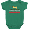 colifornia republic parody pugfornia republic Baby Bodysuit
