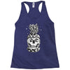 skull pineapple Racerback Tank