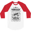 Vintage Aged To Perfection 2000 3/4 Sleeve Shirt