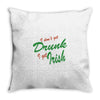 i get irish Throw Pillow
