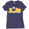 pizza campfire story Ladies Fitted T-Shirt