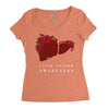 liver cancer awareness Women's Triblend Scoop T-shirt