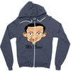 mr bean Zipper Hoodie