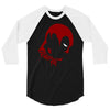 deadpool face 3/4 Sleeve Shirt