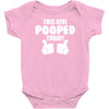 This Girl Pooped Today Baby Onesie