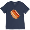 hotdogs on a bun V-Neck Tee