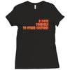 expose yourself to other cultures Ladies Fitted T-Shirt