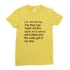 i'm not clumsy Ladies Fitted T-Shirt