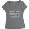 gilmore home Women's Triblend Scoop T-shirt