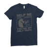 help me stack overflow youre myo nly hope Ladies Fitted T-Shirt