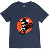 black attack V-Neck Tee