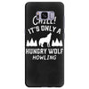 chill hungry wolf Samsung Galaxy S8 Plus Case