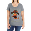 nightmare on kitty street Ladies Curvy T-Shirt
