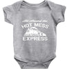all aboard hot mess express train Baby Bodysuit