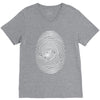 octo print V-Neck Tee